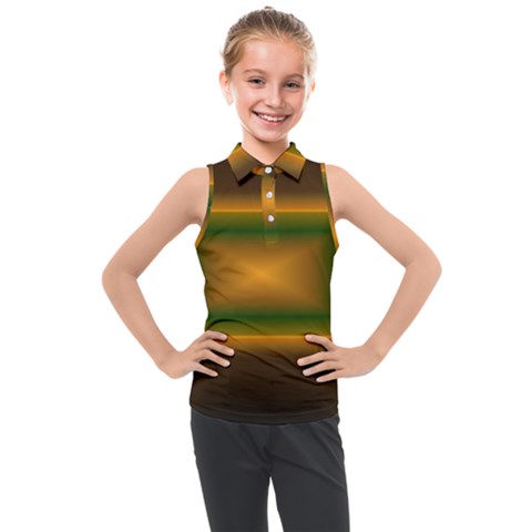 Gradient Kids  Sleeveless Polo Tee by Sparkle