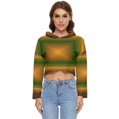 Gradient Women s Lightweight Cropped Hoodie by Sparkle