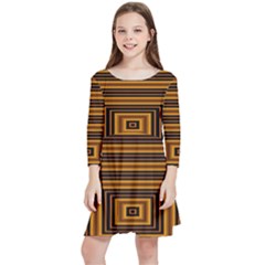 Gradient Kids  Quarter Sleeve Skater Dress