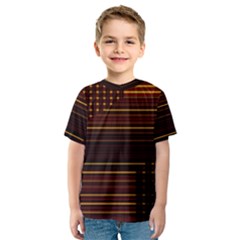 Gradient Kids  Sport Mesh Tee