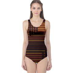 Gradient One Piece Swimsuit