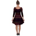 Gradient Quarter Sleeve Skater Dress View2