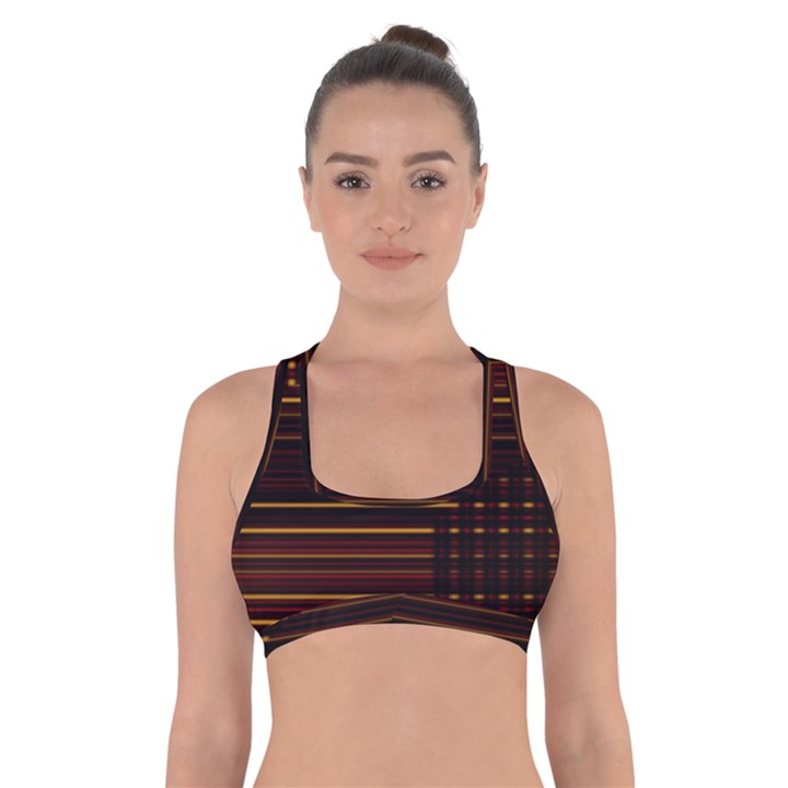 Gradient Cross Back Sports Bra