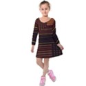 Gradient Kids  Long Sleeve Velvet Dress View1