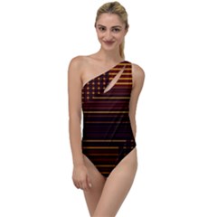 Gradient To One Side Swimsuit