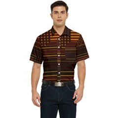 Gradient Men s Short Sleeve Pocket Shirt 