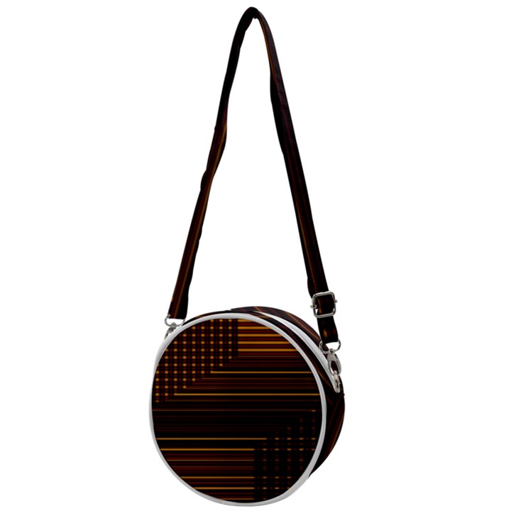 Gradient Crossbody Circle Bag