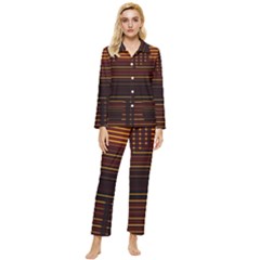 Gradient Womens  Long Sleeve Velvet Pocket Pajamas Set