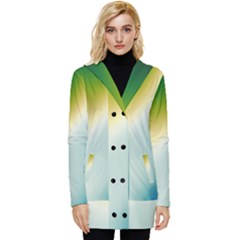 Gradientcolors Button Up Hooded Coat 