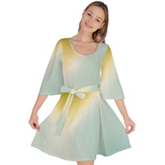 Gradientcolors Velour Kimono Dress by Sparkle