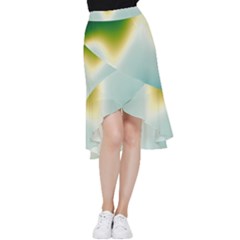 Gradientcolors Frill Hi Low Chiffon Skirt