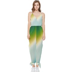 Gradientcolors Sleeveless Tie Ankle Jumpsuit