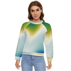 Gradientcolors Women s Long Sleeve Raglan Tee