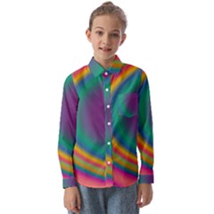 Gradientcolors Kids  Long Sleeve Shirt