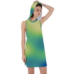 Gradientcolors Racer Back Hoodie Dress by Sparkle