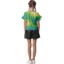 Gradientcolors Kids  Cut Out Flutter Sleeves View2