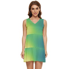 Gradientcolors Tiered Sleeveless Mini Dress