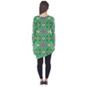 Abstract Illustration With Eyes Long Sleeve Tunic  View2