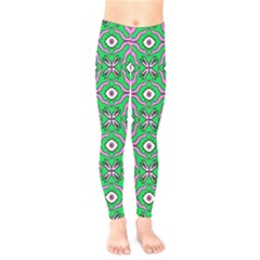 Abstract Illustration With Eyes Kids  Leggings by SychEva