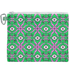 Abstract Illustration With Eyes Canvas Cosmetic Bag (xxxl) by SychEva