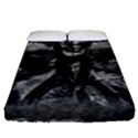 Bw Creepy Fantasy Scene Artwork Fitted Sheet (Queen Size) View1