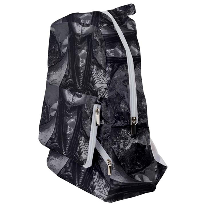 Bw Creepy Fantasy Scene Artwork Travelers  Backpack