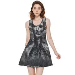 Bw Creepy Fantasy Scene Artwork Inside Out Reversible Sleeveless Dress