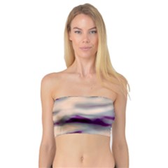 Orange  Waves Abstract Series No1 Bandeau Top by DimitriosArt