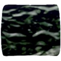 Green  Waves Abstract Series No5 Back Support Cushion View1