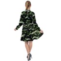 Green  Waves Abstract Series No5 All Frills Chiffon Dress View2