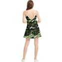 Green  Waves Abstract Series No5 Summer Frill Dress View2