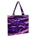 Purple  Waves Abstract Series No1 Zipper Medium Tote Bag View2