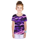 Purple  Waves Abstract Series No1 Kids  One Piece Tee View1