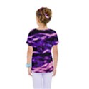 Purple  Waves Abstract Series No1 Kids  One Piece Tee View2