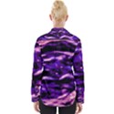 Purple  Waves Abstract Series No1 Womens Long Sleeve Shirt View2