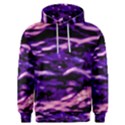 Purple  Waves Abstract Series No1 Men s Overhead Hoodie View1