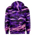 Purple  Waves Abstract Series No1 Men s Overhead Hoodie View2