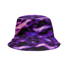 Purple  Waves Abstract Series No1 Bucket Hat