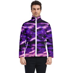 Purple  Waves Abstract Series No1 Men s Bomber Jacket