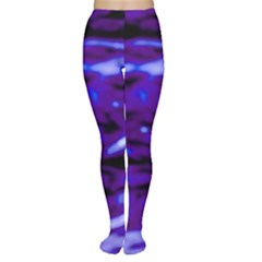 Purple  Waves Abstract Series No2 Tights