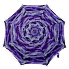 Purple  Waves Abstract Series No3 Hook Handle Umbrellas (large)