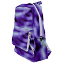 Purple  Waves Abstract Series No3 Travelers  Backpack View1