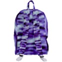 Purple  Waves Abstract Series No3 Travelers  Backpack View3