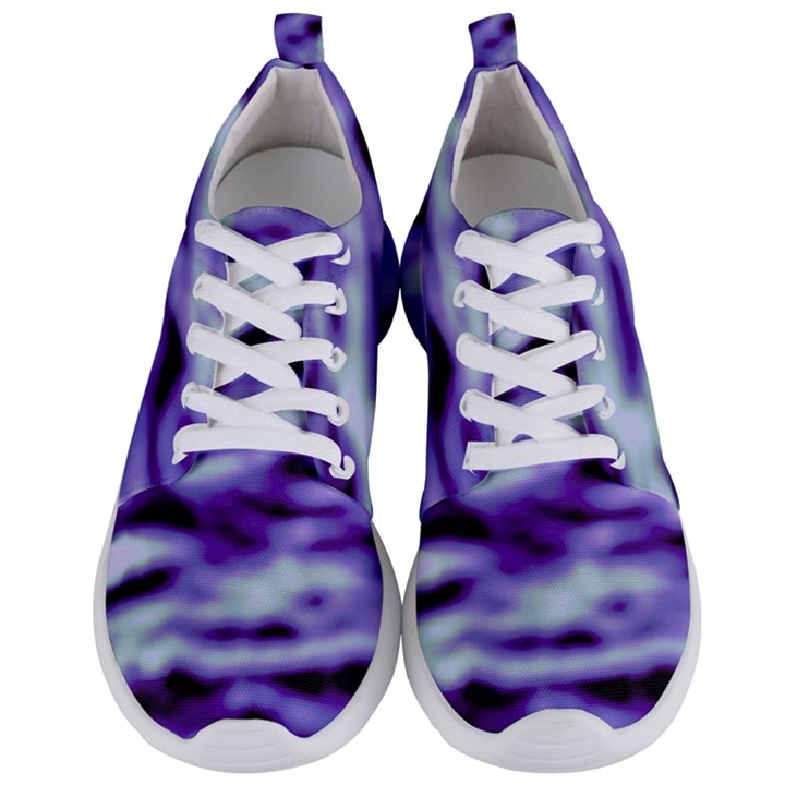 Purple  Waves Abstract Series No3 Men s Lightweight Sports Shoes