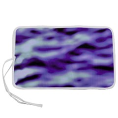 Purple  Waves Abstract Series No3 Pen Storage Case (s)