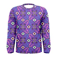 Abstract Illustration With Eyes Men s Long Sleeve Tee by SychEva