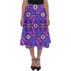 Abstract Illustration With Eyes Perfect Length Midi Skirt by SychEva