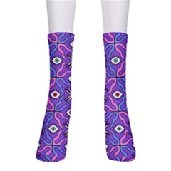 Abstract Illustration With Eyes Men s Crew Socks by SychEva