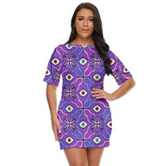 Abstract Illustration With Eyes Just Threw It On Dress by SychEva