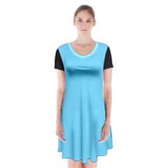 Reference Short Sleeve V-neck Flare Dress by VernenInk